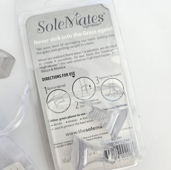 2 Sets of Sole Mates High Heel Savers' NARROW - Picture 2 of 6